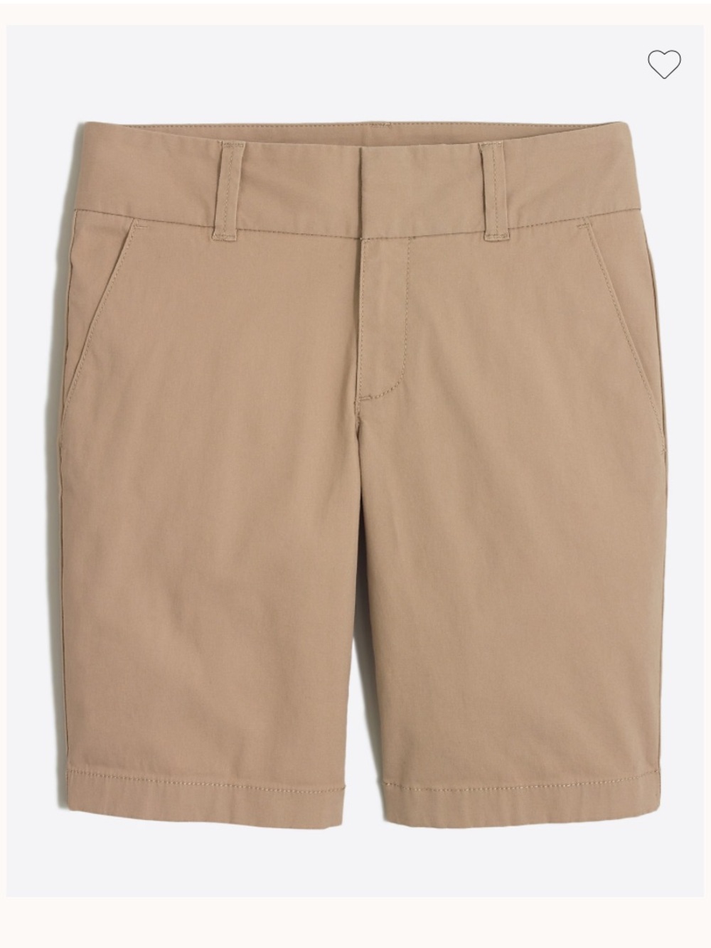 J. Crew factory 9" Frankie Bermuda chino short British khaki size 4